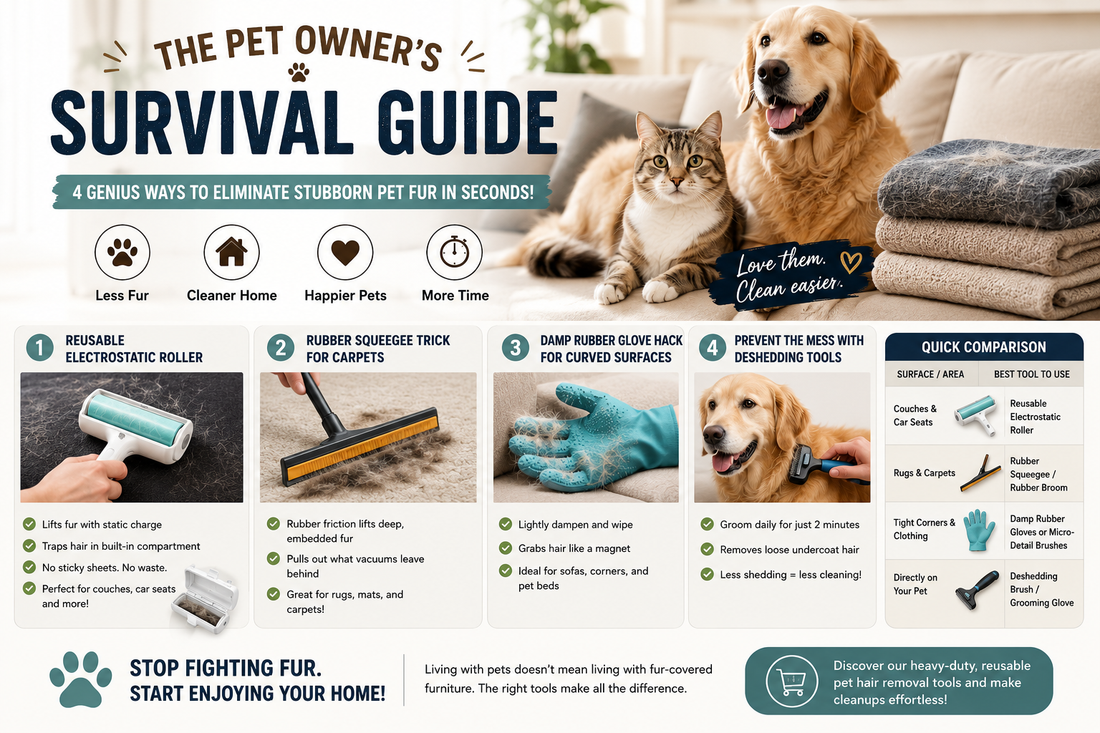 The Pet Owner’s Survival Guide: How to Get Rid of Stubborn Fur in Seconds