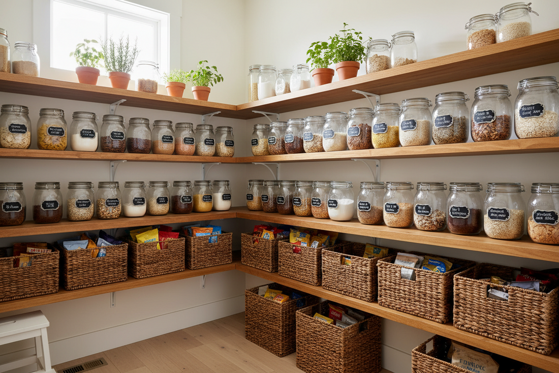 How to Build a "Pinterest-Worthy" Pantry on a Budget