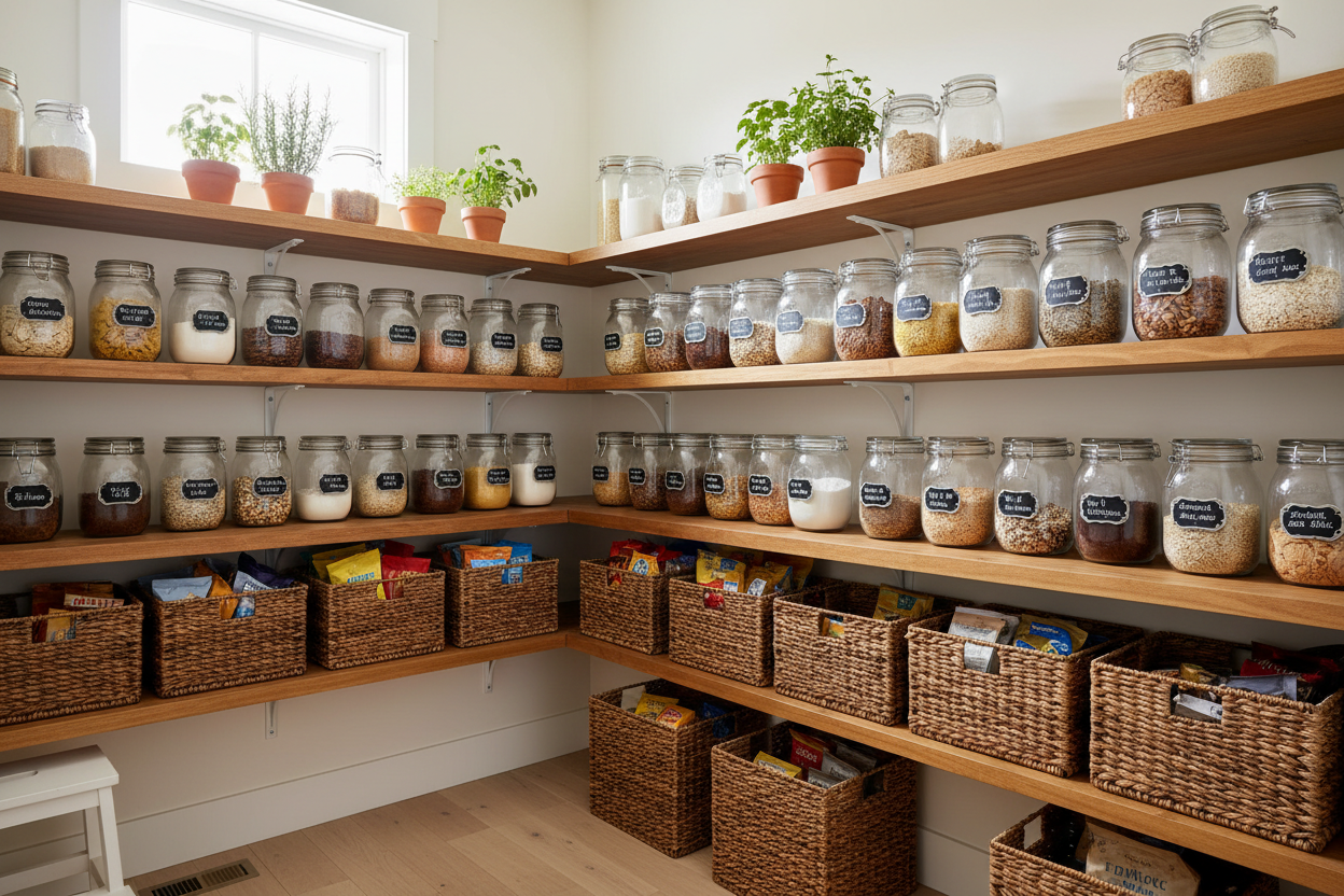 How to Build a "Pinterest-Worthy" Pantry on a Budget
