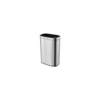 Global Industrial 10-1/2 Gallon Stainless Steel Slim Open Top Receptacle - Image 4