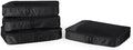 Amazon Essentials 4-Piece Packing Cubes Travel Accessories Set, Luggage Organizer with Double Zipper, Mesh Top, Space-Saving, Large, Black (Previously Amazon Basics)