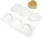 mostsom Silicone Mold Mousse Molds Love Heart Shaped Cookie Mousse Cake Silicone Molds Soap Mold DIY Chocolate Dessert Mold Pudding Jelly Kitchen Baking Tools (D_ Love Heart)