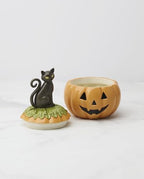 Lenox Haunted Halloween Gothic Candy Jar