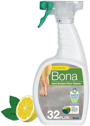 Bona Multi-Surface Floor Cleaner Spray - 32 fl oz - Lemon Mint Scent