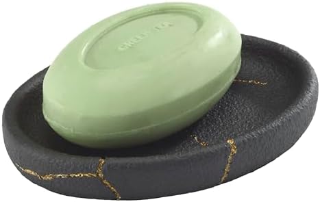 Nicole Miller - Soap Dish, Bar Soap Holder for Bathroom, Shower & Kitchen