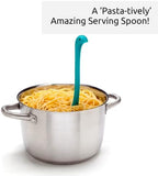 OTOTO Papa Nessie Pasta Server, Spaghetti Spoon - Food Grade & BPA Free Pasta Spoon Server - Dishwasher Safe & Heat Resistant Spaghetti Server, Pasta Fork 11.22x3.35x2.17 in