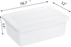15 Quart Stackable Plastic Storage Bins - Image 6