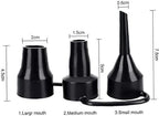 3 Sizes Black Air Pump Replacement Nozzles, Inflatable Pump Nozzles Head - Image 7