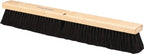 PRO SOURCE 24" Push Broom Head: Poly Bristles, Threaded Wood Block by PROSOURCE