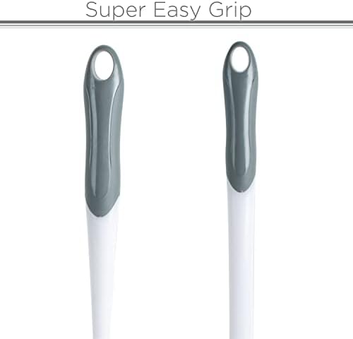 Bath Bliss 2 Pack 2-in-1 Bowl Brush & Plunger in White