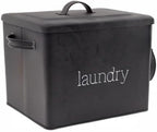 AuldHome Design Enamelware Laundry Powder Container, Enamelware Detergent Bin - Image 10