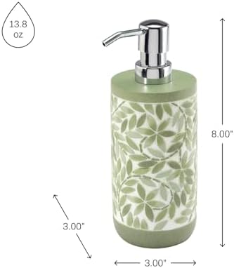 Avanti Linens - Lotion Pump, Refillable Soap & Lotion Dispenser for Home