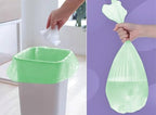 8 Gallon Trash Bags Colored - Extra Thick Medium Garbage Bags 1.1 mil Strong, Leakage-Free,Unscented 30 Liter Thick for Bathroom, Office, Kitchen Waste Basket Trash Can (Green, 200 Count)