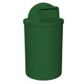 55 Gallon Round 100% Recycled Plastic Heavy Duty Outdoor Trash Can by SturdyEssentials