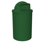 55 Gallon Round 100% Recycled Plastic Heavy Duty Outdoor Trash Can by SturdyEssentials