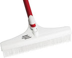 ROBERTS 12" Carpet Rake and Groomer with 51" Handle