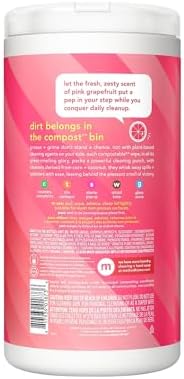method All-Purpose Cleaning Wipes, Pink Grapefruit, 70 Count