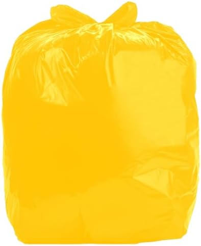 Ultrasac 55 Gal Yellow Trash Bags, 1.5 MIL (EQ.), 37" x 54" (50 Pack)