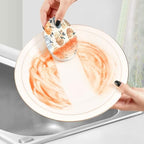YETTASBIN Thanksgiving Pumpkin 3PCS Wood Pulp Scrub Sponges, Reusable Absorbent Household Cleaning Sponge Non-Scratch Kitchen Dish Sponges, Multi-Surface Safe Scrubber for Nonstick Pans, Pots - Image 5
