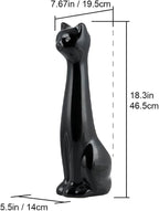 Allure Home Creation Black Cat 2-Piece Toilet Brush Holder and Brush Set - Image 4