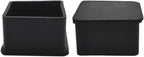 Flyshop Heavy Duty Non-Slip Rubber Leg Tips Floor Protectors Square Chair Leg - Image 5