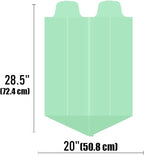 4-6 Gallon Flap Tie Compostable Trash Bags, Compost Bags Kitchen Trash Bags - Image 2