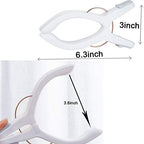 8 Pack Beach Towel Clips for Beach Chairs White Jumbo Size Towel Clamps Lounge - Image 2