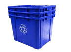 14 Gallon Blue Indoor or Outdoor Recycling Bin Stackable Made in The USA from - Image 3