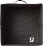 Amazon Basics Collapsible Fabric Storage Bins Organizer with Handles, Sturdy, Foldable, 10.5" x 10.5" x 11", Black, 6-Pack