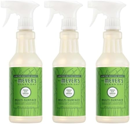 MRS. MEYER'S CLEAN DAY Multi-Surface Cleaner, Fresh Cut Grass, 3 Pack