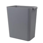 3-Pack Gray 4.5 Gallon Plastic Trash Can Wastebasket, Garbage Container Bin - Image 7