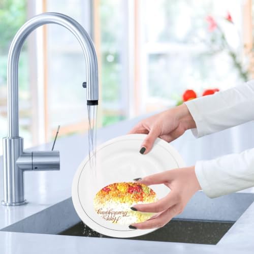 Thanksgiving Pumpkin Fruits Kitchen Sponges Cleaning Dish Sponges Non-Scratch Natural Scrubber Sponge for Kitchen Bathroom Cars Pack of 3 - Image 6