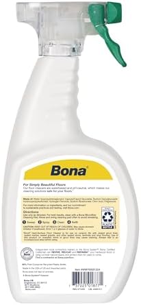 Bona Multi-Surface Floor Cleaner Spray - 32 fl oz - Lemon Mint Scent