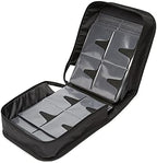 Amazon Basics Polyester CD/DVD Portable Storage Binder,400-capacity,Black,(Pack of 3)