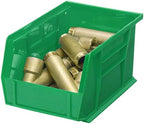 Akro-Mils 30237 AkroBins Plastic Storage Bins, 9"x6"x5", Green, 12-Pack