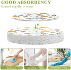 YETTASBIN Thanksgiving Pumpkin Car 3PCS Wood Pulp Scrub Sponges, Reusable Absorbent Household Cleaning Sponge Non-Scratch Kitchen Dish Sponges, Multi-Surface Safe Scrubber for Nonstick Pans, Pots - Image 3