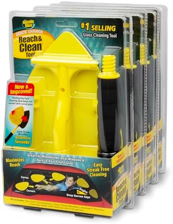 Invisible Glass Reach & Clean Windshield Cleaner Tool, 95160 (Pack of 4)