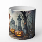 Caroline's Treasures DAC2056CDL Vizsla Spooky Halloween Decorative Soy Candle Nature Soy Wax Essential Oil Home Decor Ideal for Bedroom Kitchen Bath Office Gift, 10 oz