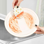 YETTASBIN Thanksgiving Pumpkin 3PCS Wood Pulp Scrub Sponges, Reusable Absorbent Household Cleaning Sponge Non-Scratch Kitchen Dish Sponges, Multi-Surface Safe Scrubber for Nonstick Pans, Pots - Image 5