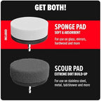 Dirt Devil Foam Sponge Pad Cleaning Set, 3 Piece, 3.5" Sponges