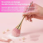2Pcs Nail Dust Brush Cleaner,Large Makeup Brush Blush Brush Manicure Clean Up Tool,Soft Nail Art Dust Cleaner Brush for Acrylic Application and Makeup - Image 5