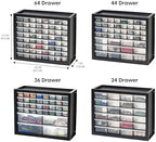 IRIS USA 36-Drawer Storage Cabinet, Garage Tool Screws, Made in USA, Black