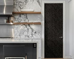 FLFK Peel and Stick Gothic Black Wallpaper 16in x 64in Vintage Floral Wall Paper for Bedroom Shelf Cabinet Countertops