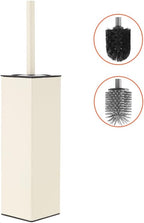 BGL Standing Toilet Brush and Holder Matte White Aluminium Toilet Bowl Cleaner - Image 7
