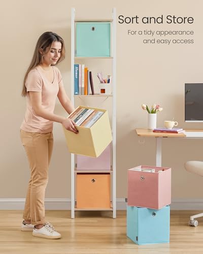 SONGMICS Storage Cubes, Set of 6 Odorless Foldable Storage Boxes