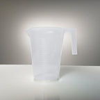 SP Bel-Art Tall Form 1000ml Polypropylene Graduated Pitcher, Chemical-Resistant - Image 3