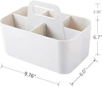 Feadily (2 Pack Plastic Shower Caddy Portable, Portable Basket - Image 2