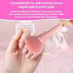 2Pcs Nail Dust Brush Cleaner,Large Makeup Brush Blush Brush Manicure Clean Up Tool,Soft Nail Art Dust Cleaner Brush for Acrylic Application and Makeup - Image 4