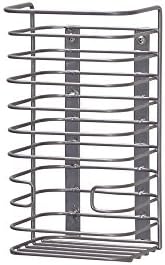 Household Essentials Satin Nickel Steel Door Basket