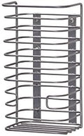 Household Essentials Satin Nickel Steel Door Basket